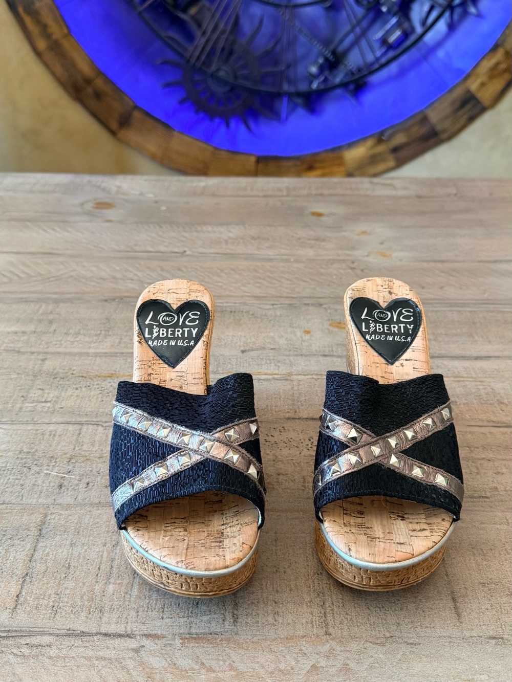 Love & Liberty Margo Slide Wedge